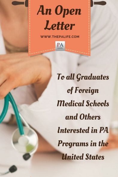 An Open Letter To All Graduates Of Foreign Medical Schools And Others ...