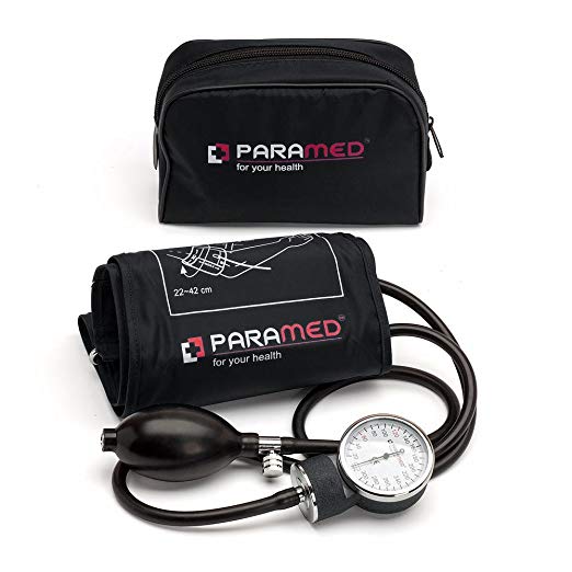 Nurse Essentials Starter Kit - Aneroid Sphygmomanometer, Stethoscope, Otoscope Black