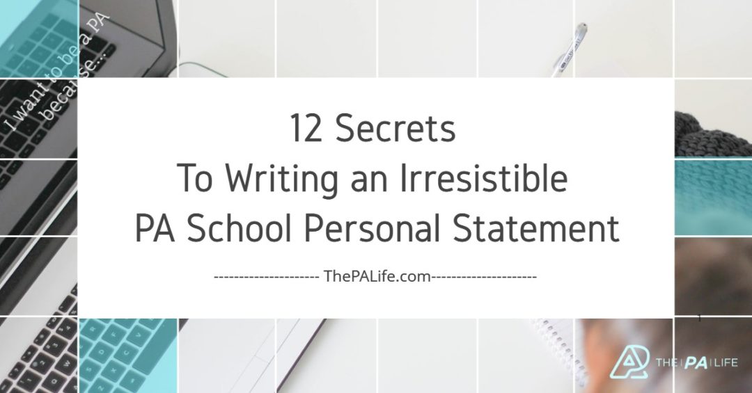 personal statement for pa school length
