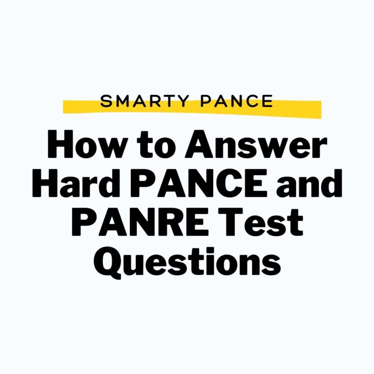 pance ear practice questions